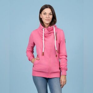 Wanakome Hestia Cosmo Pink Full-Zip Sweatshirt Size XL